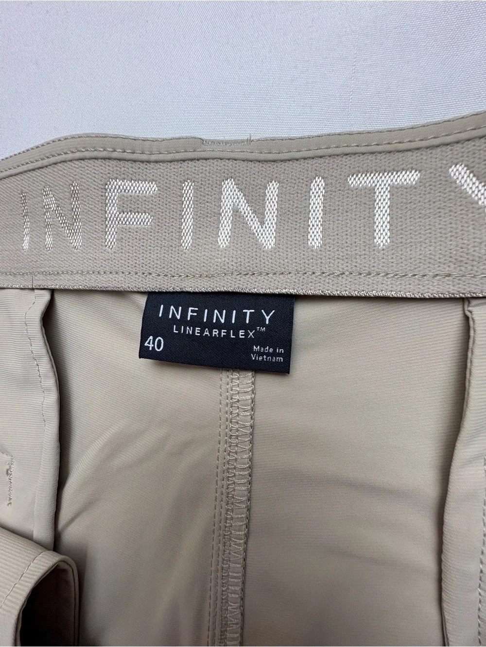 NFINITY Men's Tan Performance Hybrid Shorts